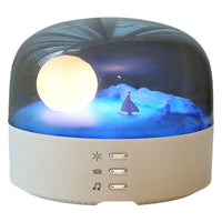 LED Warm Light Table Moon Lamp Decorative Table Light for Reading Room Bedside Living Room Night Light Bluetooth Speaker Lamp eprolo