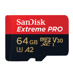Original Sandisk Extreme Pro Micro SD Card up to 170MB/s A2 V30 U3 64GB 128GB Sandisk TF Card Memory Card With SD Adapter
