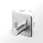 SUS304 Black Robe Hook Wall Hook Towel Hook for Bathroom Stainless Steel Coat Hook Rustproof Hook Hanger for Kitchen Hardware eprolo