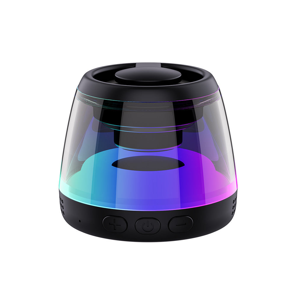 Magnetic Speaker Phone Holder Portable RGB Light Bluetooth Speaker Subwoofer Outdoor TWS Speaker eprolo