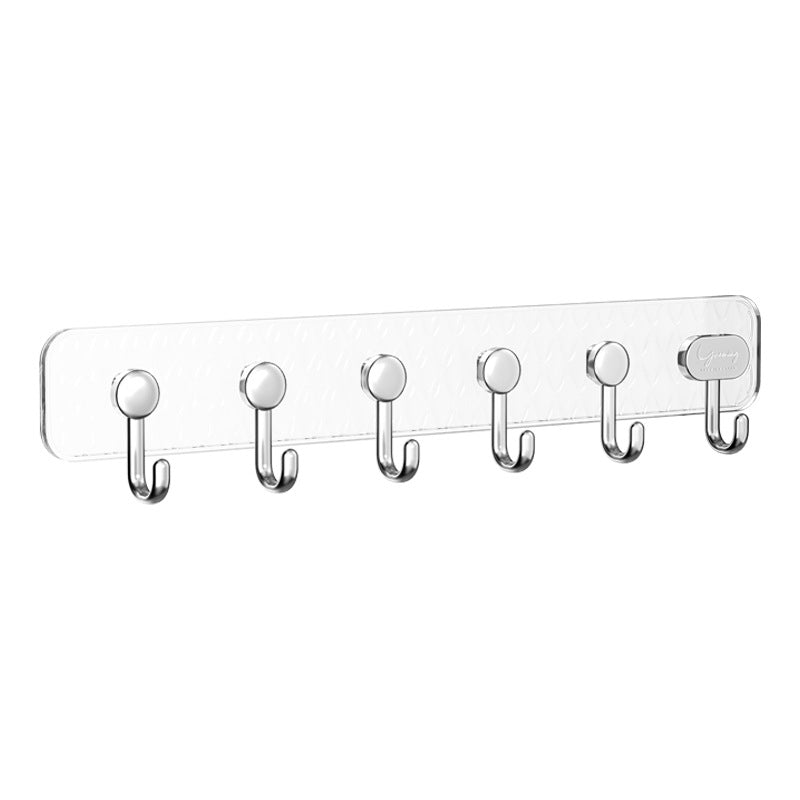 Coupled hook no marks on the hook behind the entrance door strong adhesive hook clothes towel rack dormitory bathroom hook eprolo