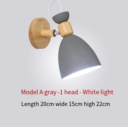 Wooden bedroom bedside wall lamp simple and creative corridor wall lamp corridor restaurant wall lamp eprolo