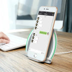 Baseus Collapsible Qi Wireless Charger for iPhone 8/X Multifunction Fast Wireless Charging for Samsung S9/S9+/S8 Huawei Xiaomi