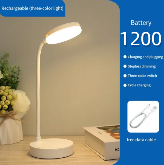 LED desk lamp USB rechargeable foldable desk lamp desk eye protection night light eprolo
