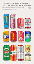 Refrigerator hanging shelf creative new space saving pop-top can storage beverage coke beer storage rack eprolo