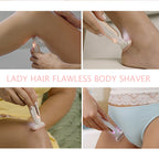 Electric Lady Shaver Razor Flawless Body Hair Shaver Painless Bikini Trimmer USB Rechargeable Fast Hair Shaving Machine eprolo