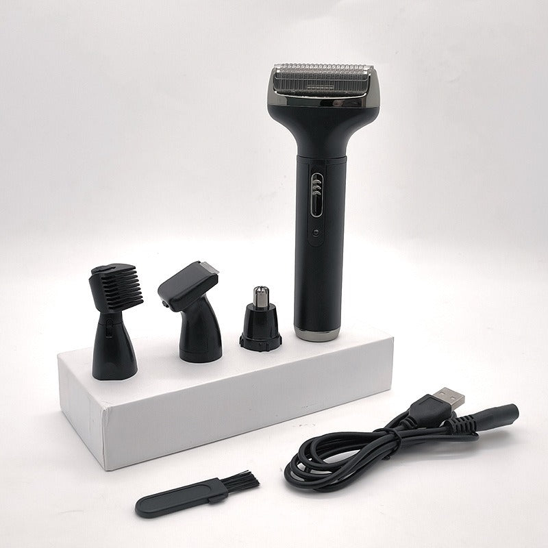 New Men's 4 in 1 Electric Razor Nose Hair Sideburns Knife Trimmer Eyebrow Grooming Set Compound eprolo