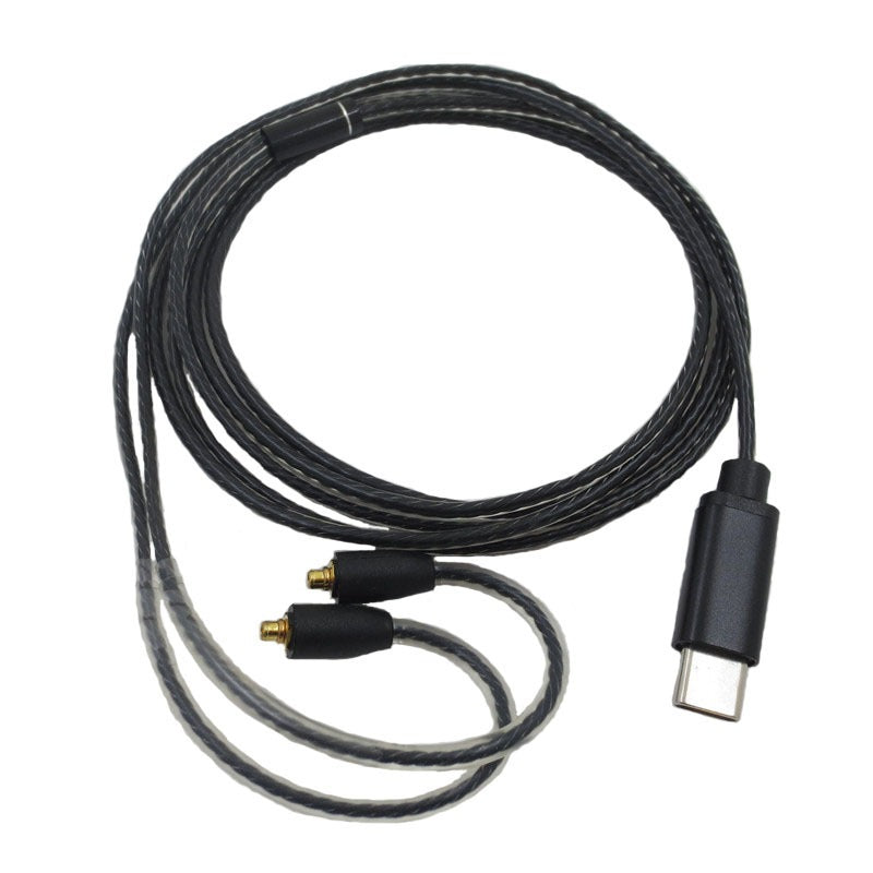 Type-C with microphone and tuning MMCX interface SE215 SE535 Shure headphone plug and unplug cable eprolo