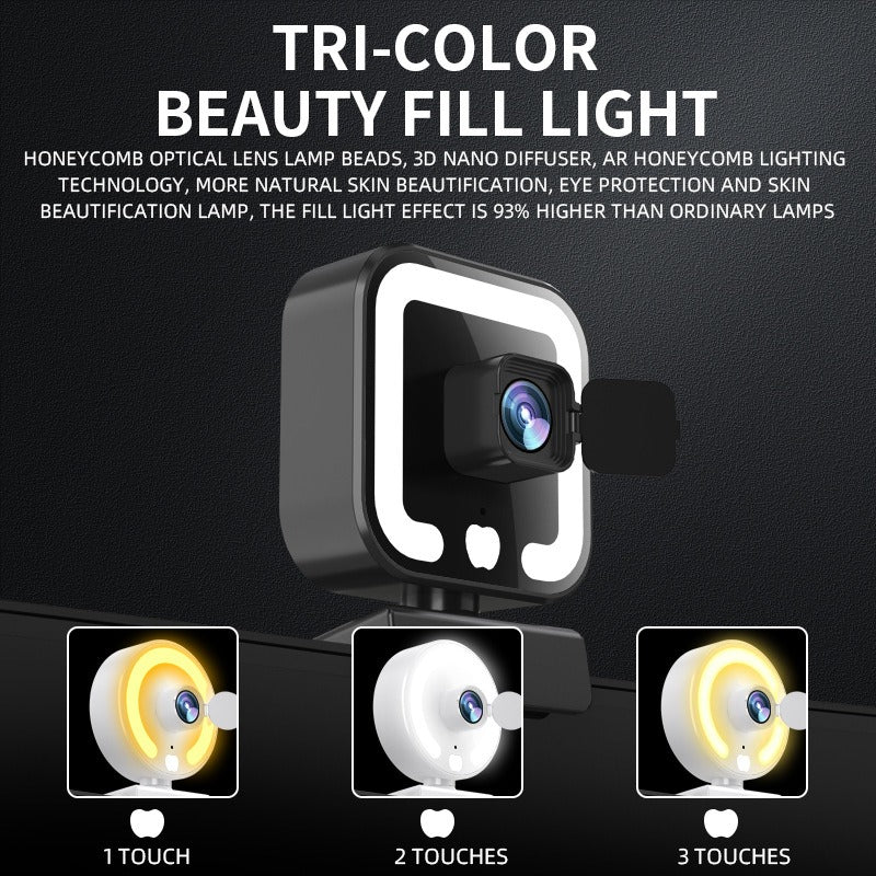 4k beauty autofocus 1080p computer camera high-definition network USB live streaming webcam2k eprolo