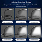 Neck Reading Light Book Lights Reading in Bed Bendable Long Lasting Portable USB Rechargeable Novelty Flexible LED Book Lighting eprolo