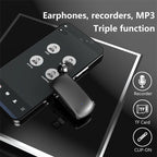 K68 New Collar style Bluetooth Earphones MP3 Earphones Wireless Telescopic Cable Single Ear Card Insertion Recording Earphones eprolo