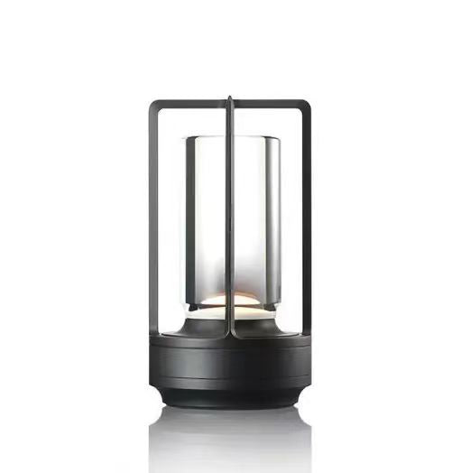 Gold black silver cross shaped desk lamp button touch US charging decorative desk lamp eprolo