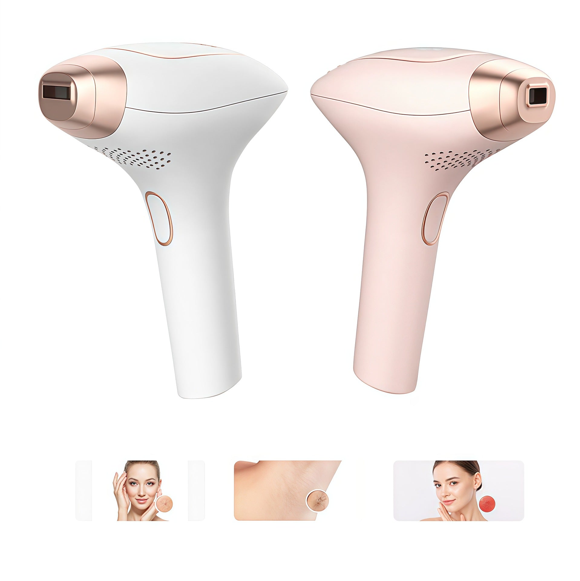Handheld freezing point hair removal device, replaceable head IPL strong pulse portable whole body painless hair removal device eprolo