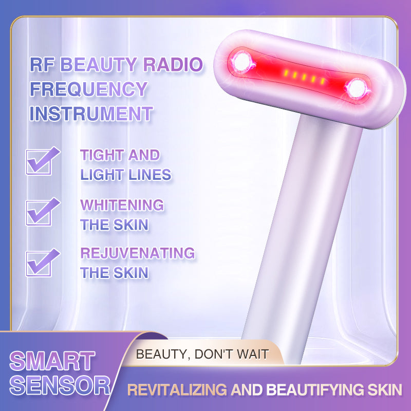 Portable Rechargeable Electric Eye Massager with Microcurrent, Safely Lifting Eye Bags