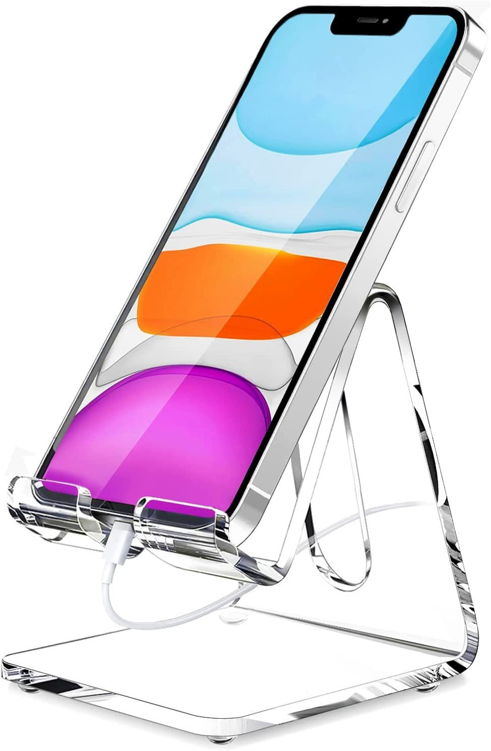 Acrylic phone stand office desk accessories desktop display mobile stand counter phone display eprolo