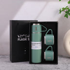 A cup of three-lid thermos cup portable fashion gift box set stainless steel cup eprolo