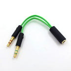 Suitable for Razer computer headphones 2-in-1 adapter headphone game splitter audio conversion eprolo