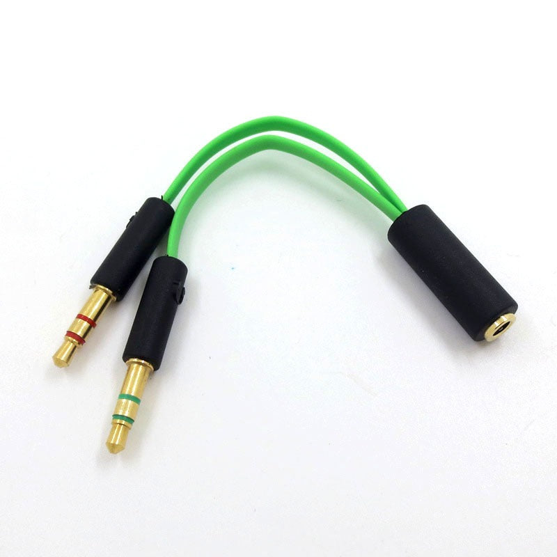 Suitable for Razer computer headphones 2-in-1 adapter headphone game splitter audio conversion eprolo