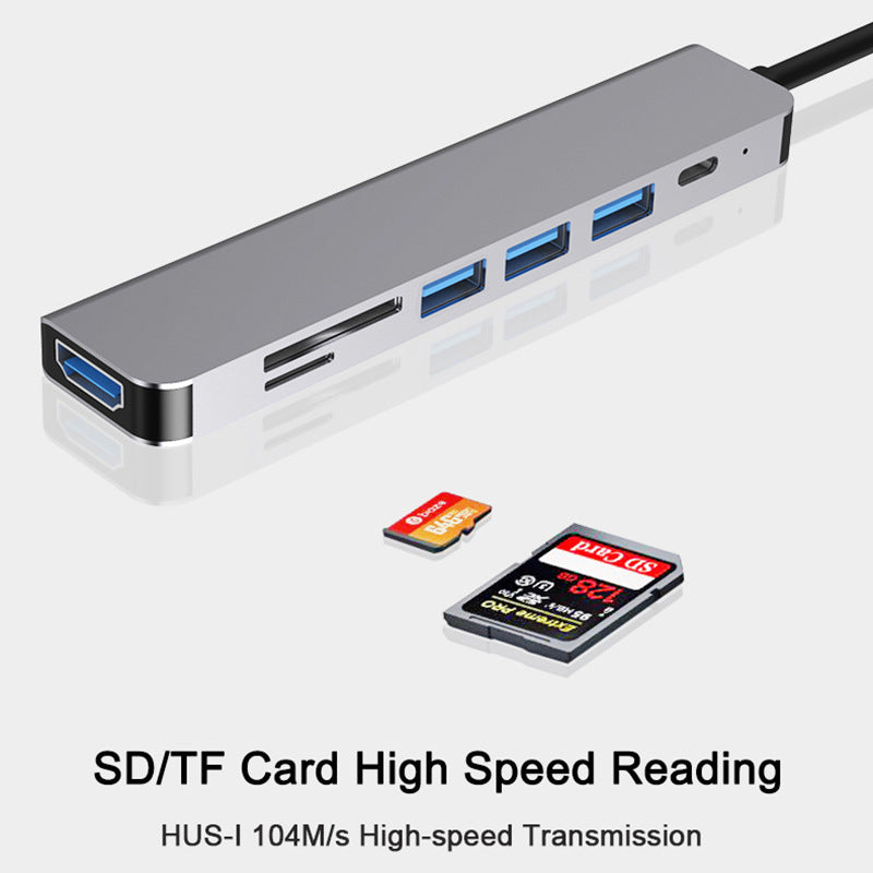 7-in-1 docking station type-c converter suitable for laptop expansion eprolo