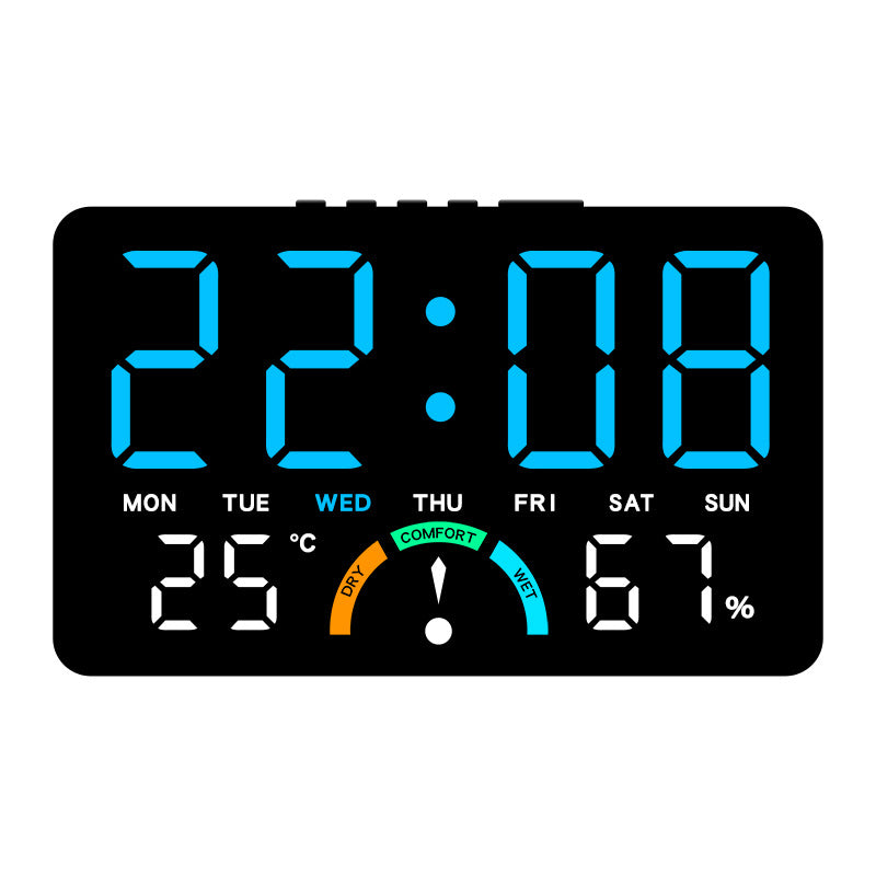 Digital Alarm Clock with Temperature & Humidity Display, Dual Alarm, Snooze eprolo