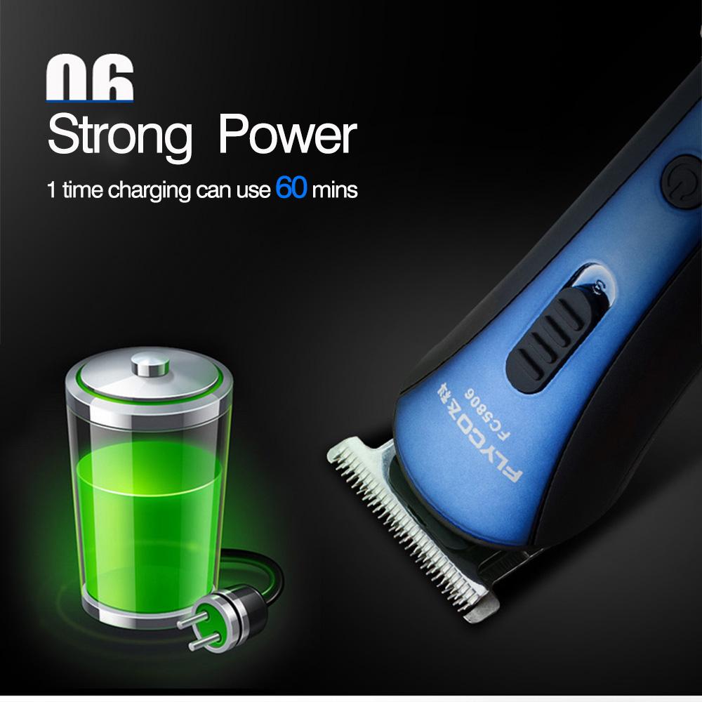 FLYCO Rechargeable Electric Hair Clipper Hair Trimmers Professional Cutting Haircut Tools  FC5806 eprolo