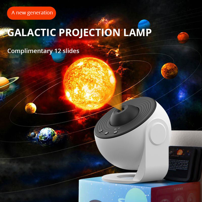 HD Focusing Projection Light Starry Sky Galaxy Projection Light HD Full Sky Star Creative Gift Bedroom Atmosphere Light eprolo