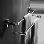304 stainless steel towel rack, non perforated, bathroom towel double pole hanging rack, household towel rack eprolo