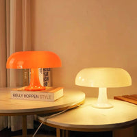 USB Danish Mushroom Table Lamp Simple Living Room Bedroom Bedhead Model Room Decorative Lamp eprolo