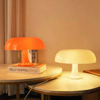 USB Danish Mushroom Table Lamp Simple Living Room Bedroom Bedhead Model Room Decorative Lamp eprolo