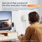 Bluetooth 5.3 receiver transmitter, car mounted AUX 2-in-1 audio box, TV, wireless headphones, audio eprolo