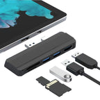 Suitable for Surface Pro 4/5/6 docking station USB to HDMI same screen card reader expansion hub eprolo