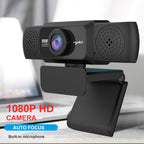 1080P high-definition computer camera with 360 degree rotatable video conferencing and live streaming of online courses eprolo