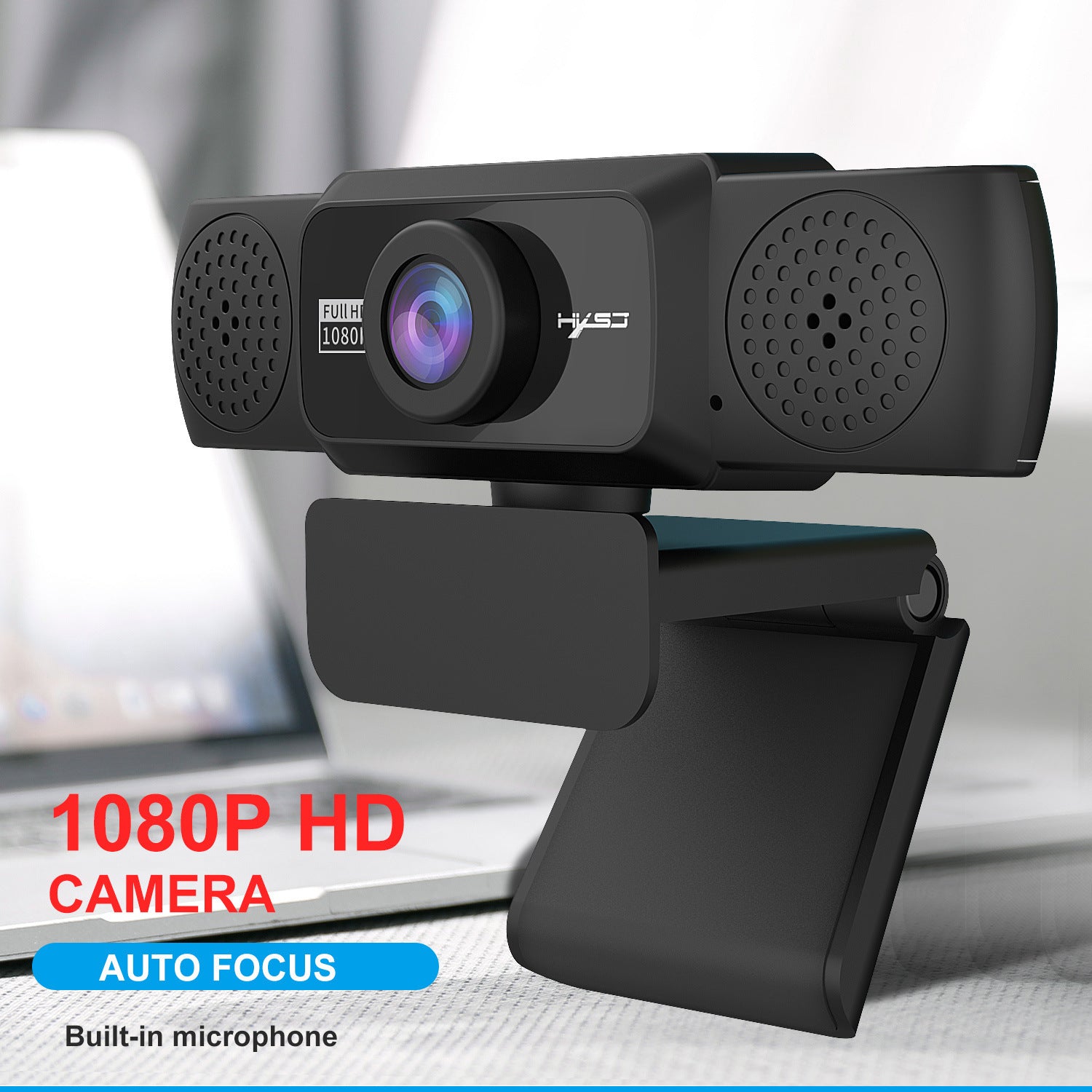 1080P high-definition computer camera with 360 degree rotatable video conferencing and live streaming of online courses eprolo