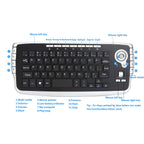 Air Flying Mouse Wireless Track Ball Keyboard Mini 2.4G Wireless Key Mouse 2-in-1 Mouse Keyboard Set eprolo