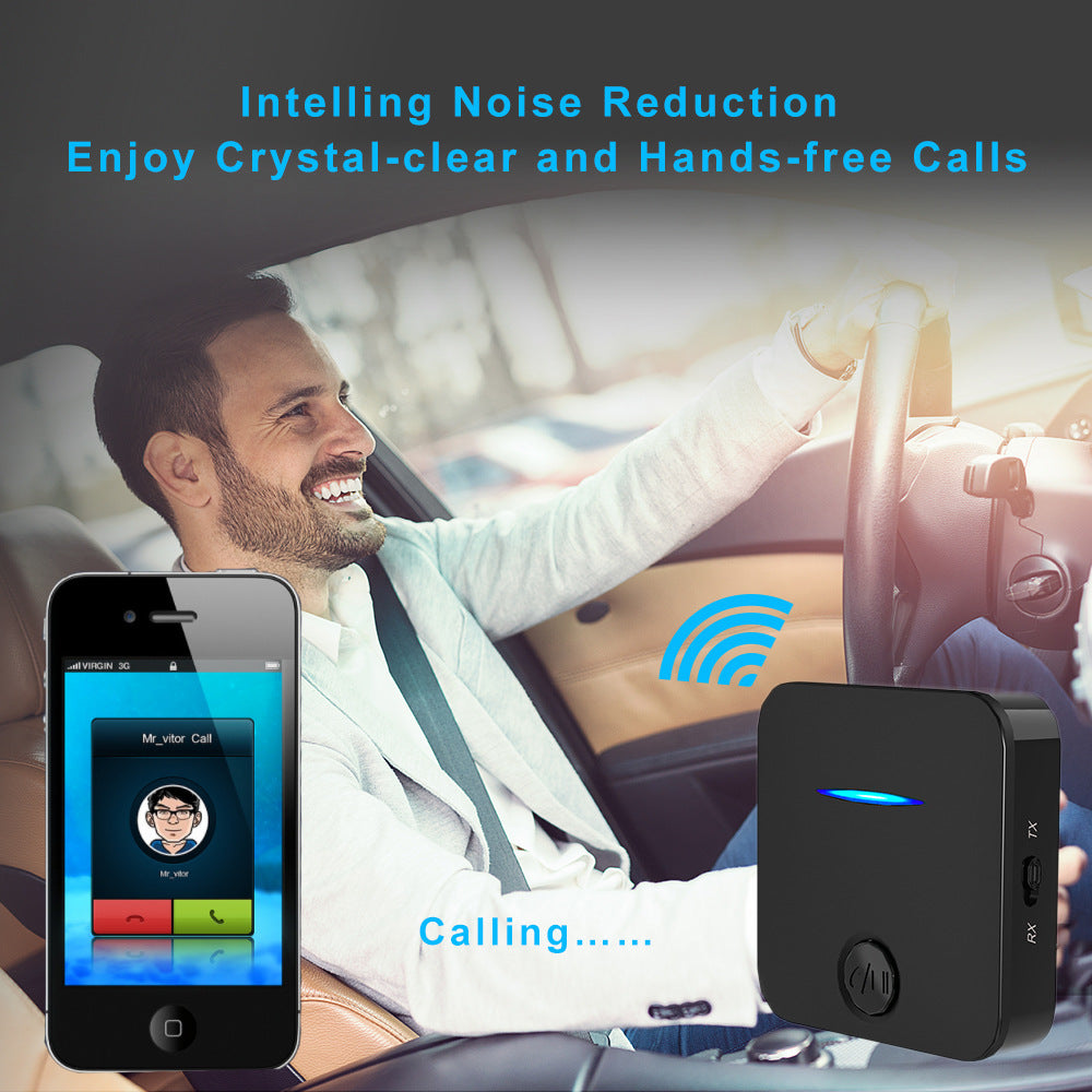 Bluetooth audio receiver transmitter adapter, MIC 2-in-1 car speaker eprolo