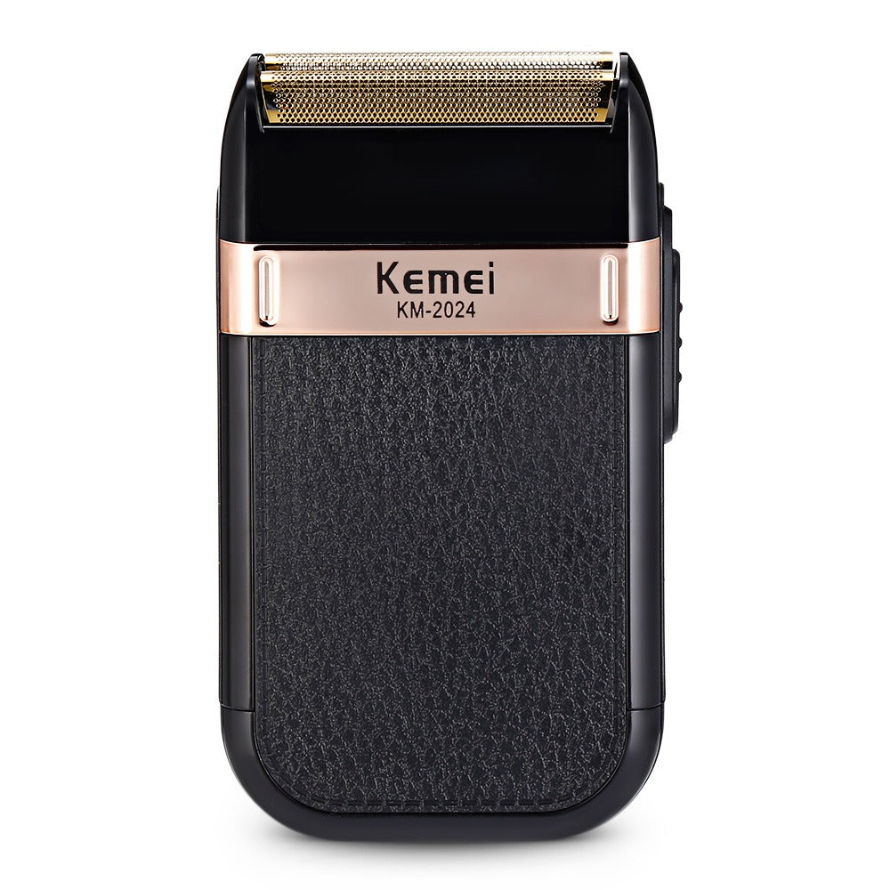 KM -2024 New USB Charging Reciprocating Double Mesh Razor Gold and Silver Knife Mesh Full Body Water Wash eprolo