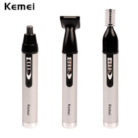 Kemei Fast shaving Men Electric Nose Ear Hair Trimmer Painless Women trimming sideburns eyebrows Beard hair clipper cut Shaver46 eprolo