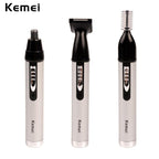 Kemei Fast shaving Men Electric Nose Ear Hair Trimmer Painless Women trimming sideburns eyebrows Beard hair clipper cut Shaver46 eprolo