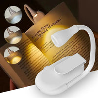 Book Light Reading Lights for Books in Bed Led Book Night Lamp Rechargeable 3 Color Stepless Brightness Clip on Reading Lamp eprolo