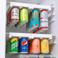 Refrigerator hanging shelf creative new space saving pop-top can storage beverage coke beer storage rack eprolo