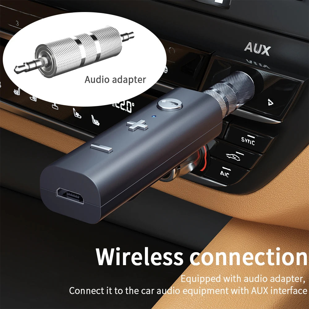 Bluetooth 5.0 Receiver For 3.5mm Jack Earphone Wireless Adapter Bluetooth Aux Audio Music Transmitter