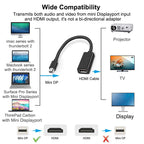 Mini Displayport To HDMI Cable 4k 1080P TV Projector Projetor DP 1.4 Display Port Converter For Mac Mini Apple Macbook Air Pro