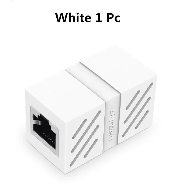 Ugreen RJ45 Connector Cat7/6/5e Ethernet Adapter 8P8C Network Extender Extension Cable for Ethernet Cable Female to Female