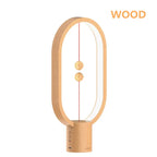 Hot Dropship USB Rechargeable Hengpro Balance LED Table Lamp Ellipse Magnetic Mid-air Switch Eye-Care Night Light Touch Control eprolo