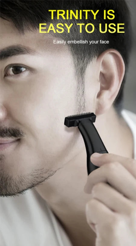 7 in 1 Shaver Men's Multifunctional Rechargeable Earbrow Nose Hair Trimmer Bikini Line Sensitive Shaver Hair Shaving Trimmer BladeNest