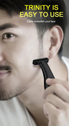 7 in 1 Shaver Men's Multifunctional Rechargeable Earbrow Nose Hair Trimmer Bikini Line Sensitive Shaver Hair Shaving Trimmer BladeNest