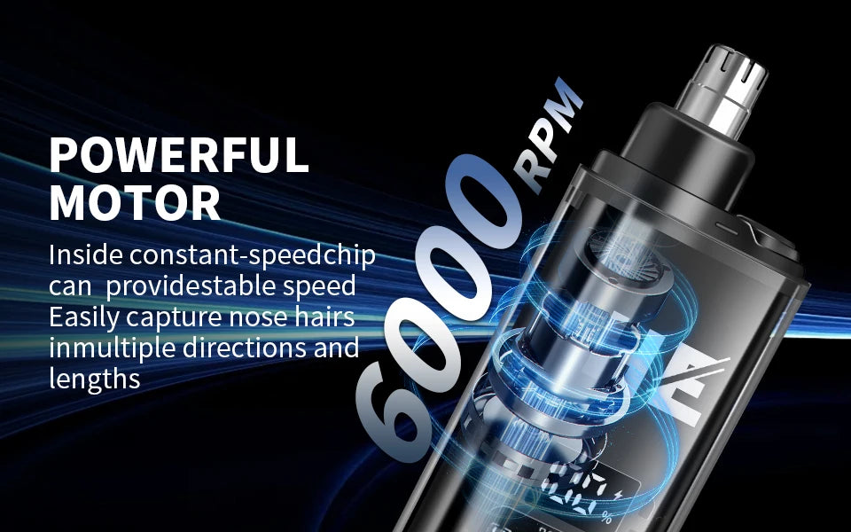 hiena Finish Machine Electric Professional Electric Hair Clippers Beard Clipper Rechargeable Men's Shaver Hair Trimmer Kit BladeNest