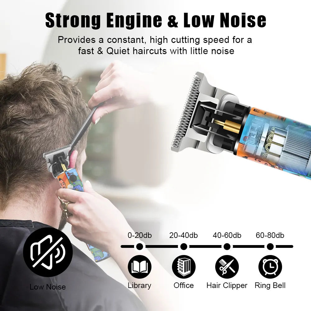 HIENA Trimmer Hair cutting machine Hair Clipper Magnetic Levitation Motor Hair Clipper Charging Base Men's Hair Clipper BladeNest