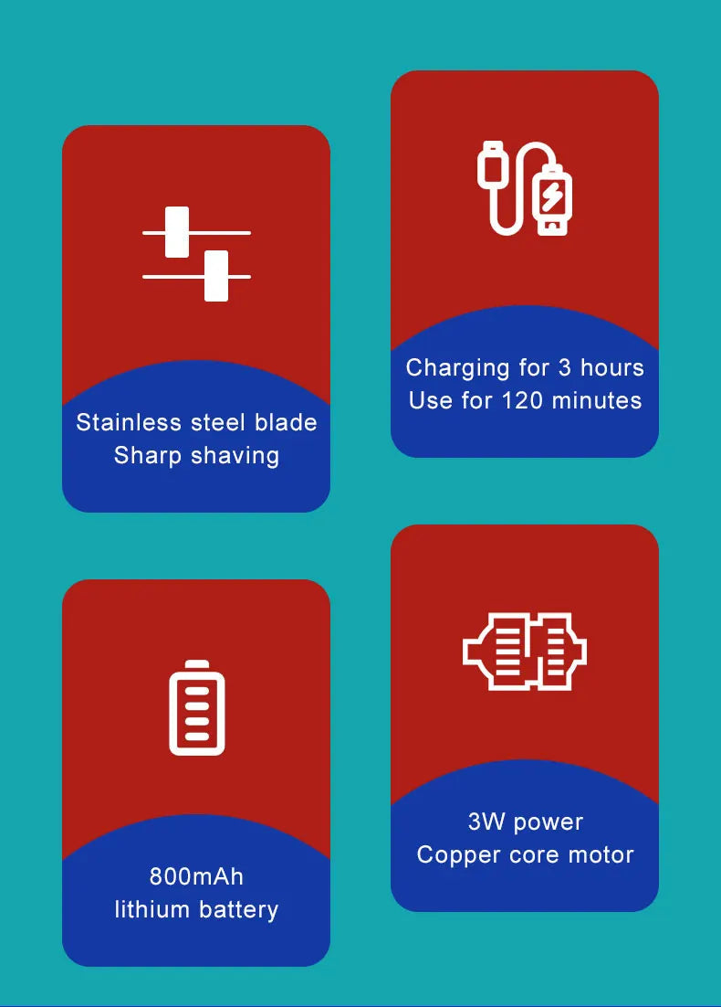 Hair Clippers trendy Graffiti design Barber shop Electric Hair Trimmer Razor Salon Hair Cutting Machine Clipper BladeNest