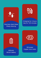 Hair Clippers trendy Graffiti design Barber shop Electric Hair Trimmer Razor Salon Hair Cutting Machine Clipper BladeNest